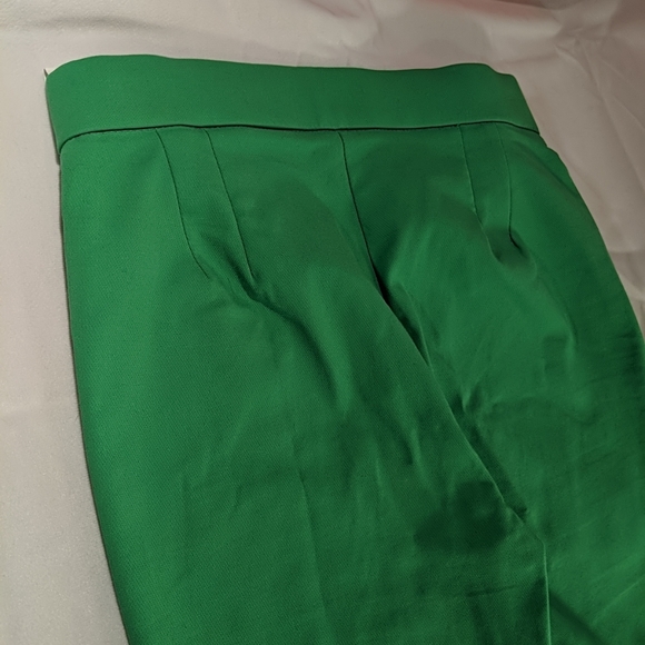 ZARA Green Trouser Dress pants, bootcut size extra small xs TRF Trafaluc bold - Picture 6 of 12